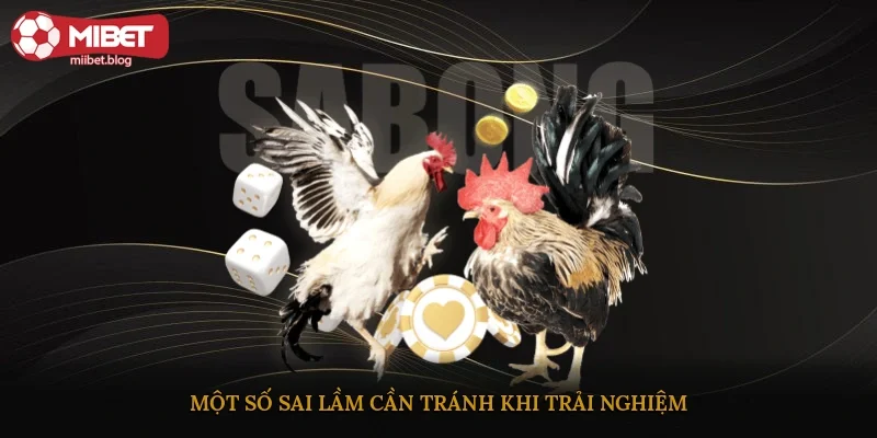 Một số sai lầm cần tránh khi trải nghiệm